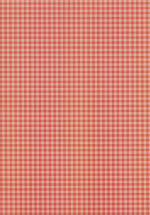 Red Gingham A4 Paper