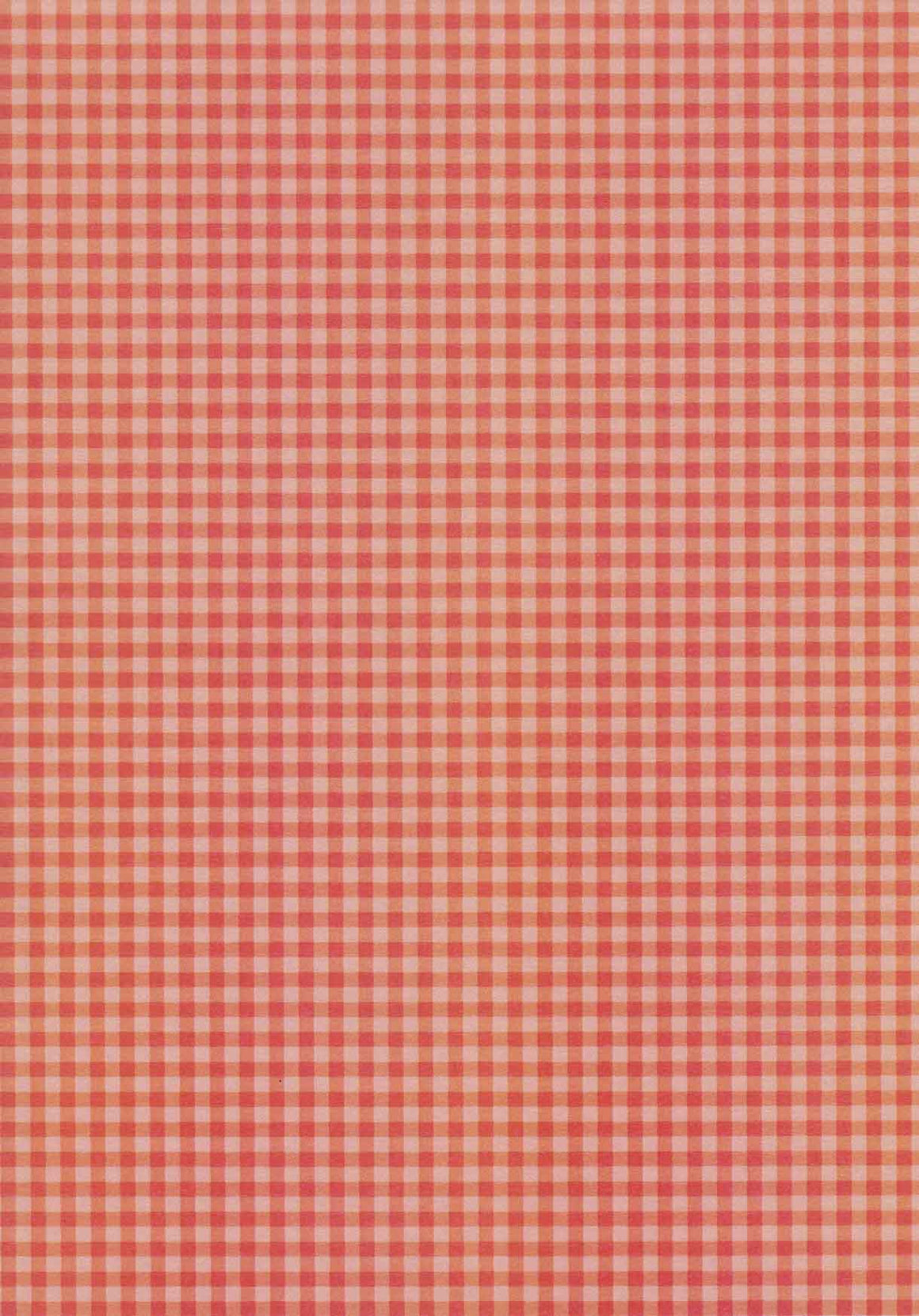 Red Gingham A4 Paper