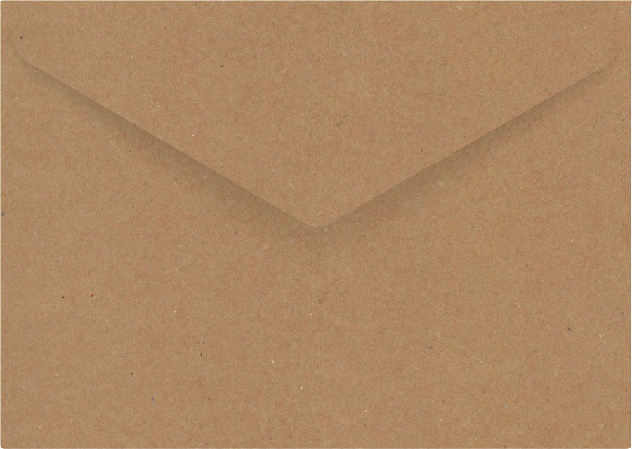 Vintage Kraft C6 Envelope