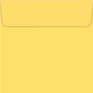 canary yellow 150mm envelopes 