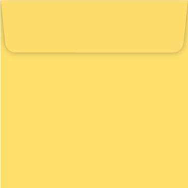 canary yellow 150mm envelopes 