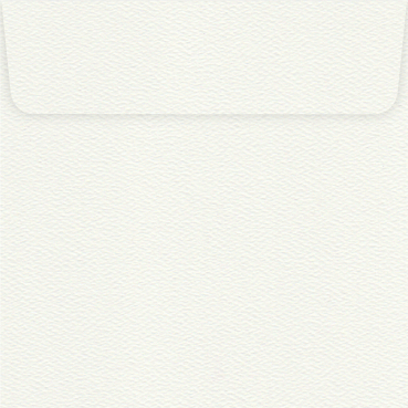 Via Felt White 130 x 130mm Envelope