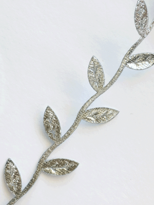 Detail of Silver Leaf Garland 