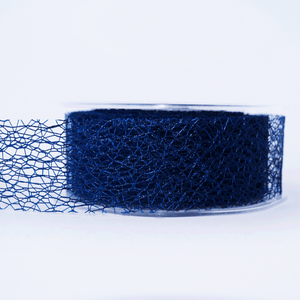 Mesh Ribbon Navy - 5mt Length