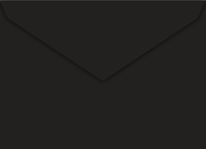 Black Matte Smooth C5 Envelopes