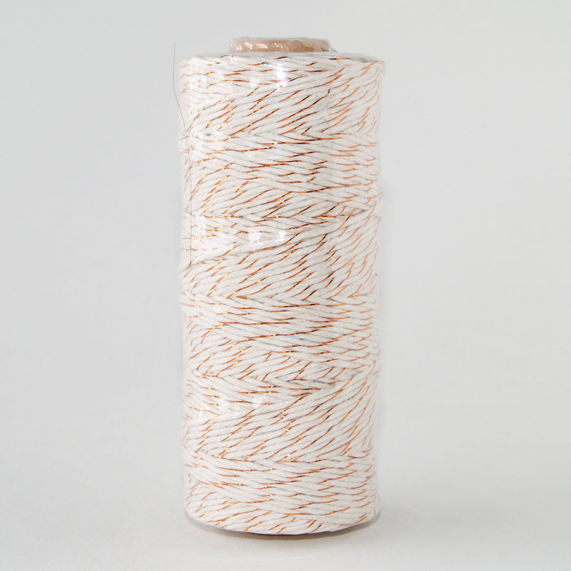Bakers Twine Metallic Copper and White
