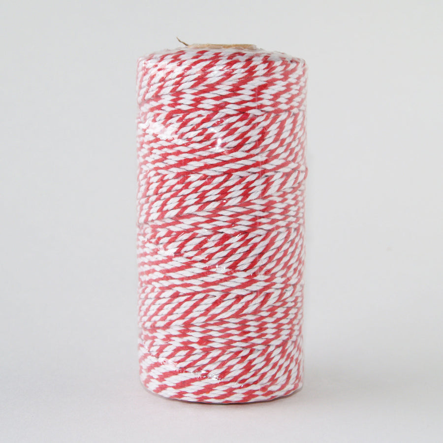 Bakers Twine Red and White
