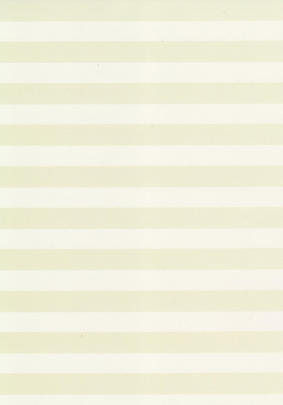 Yellow horizontal stripes set on ivory 120gsm paper