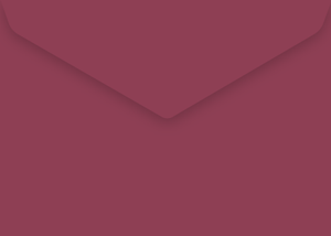 C6 burgundy envelope - banker back