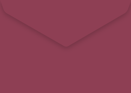 C6 burgundy envelope - banker back