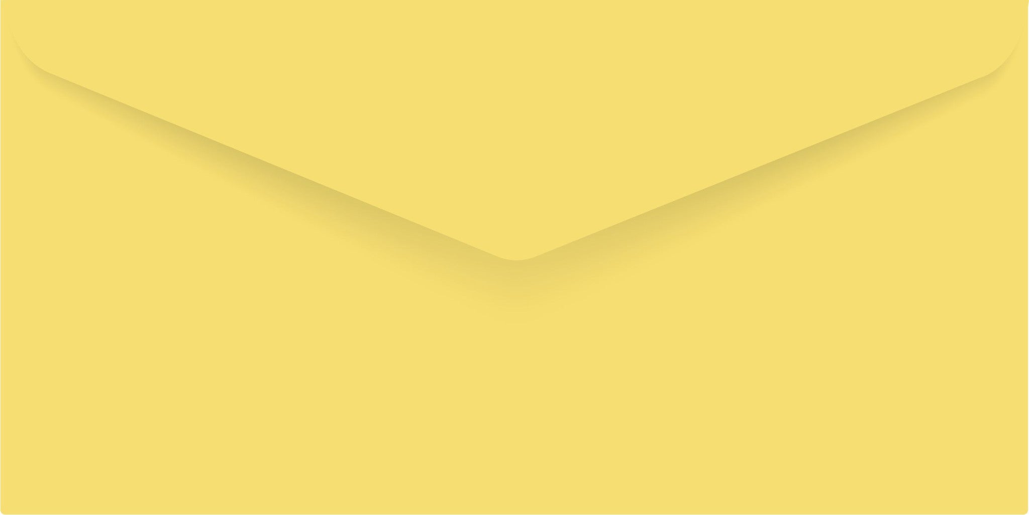 Yellow Matte DL Envelope The Paper Place