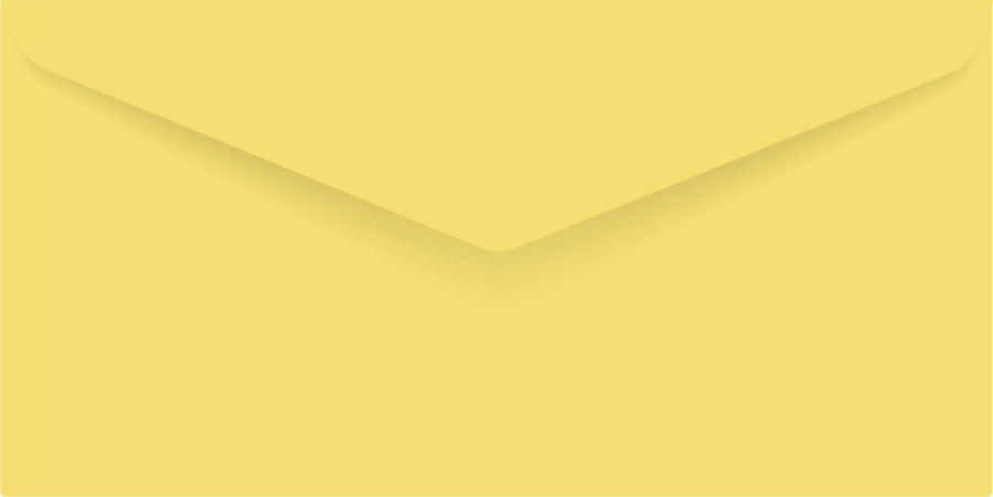 Yellow Matte DL Envelope