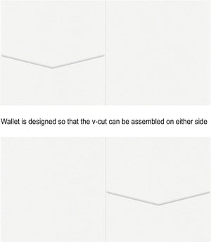 Ice Gold Square Invitation Wallet