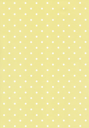 White polka on white 120gsm paper