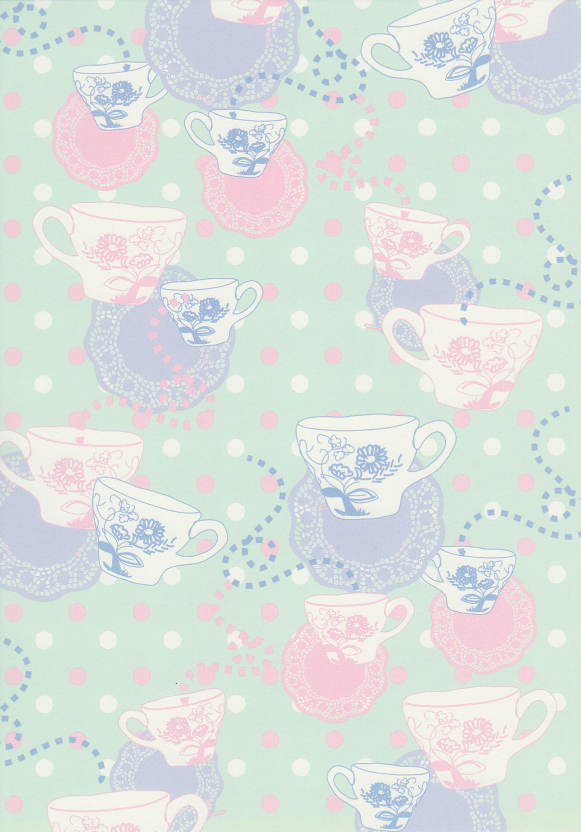 Lewis Carroll inspired pattern paper