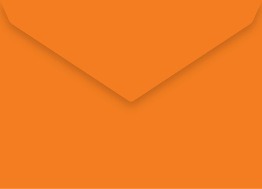 orange recycled C5 envelopes