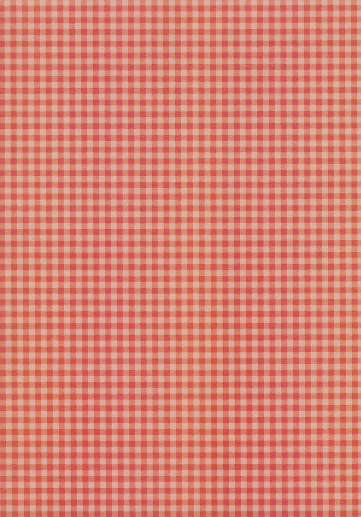 Red Gingham A4 Paper