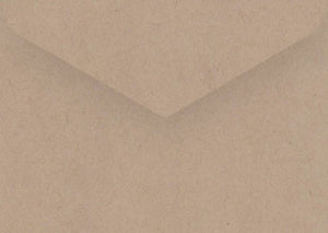 Desert sand speckled kraft C6 envelope