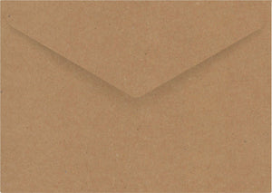 Vintage Kraft C6 Envelope