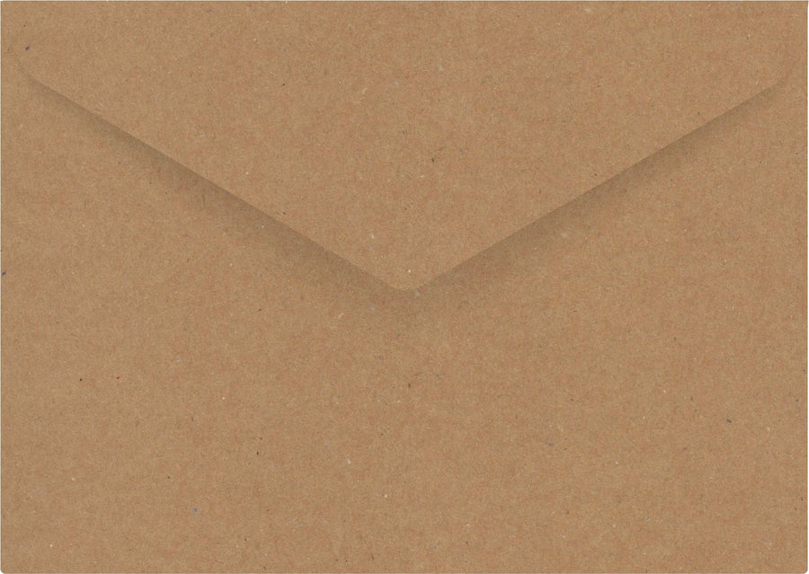 Vintage Kraft C6 Envelope